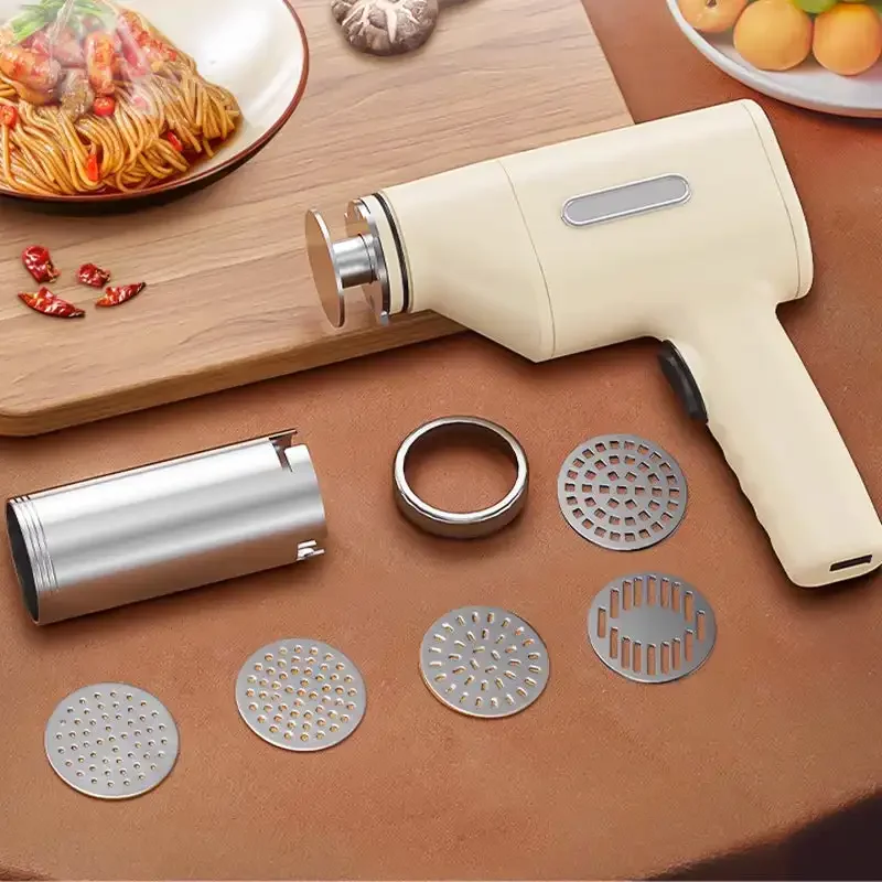 Pasta Machine Electric - ماكينة صنع المعكرونة المنزلية الكهربائية اللاسلكية