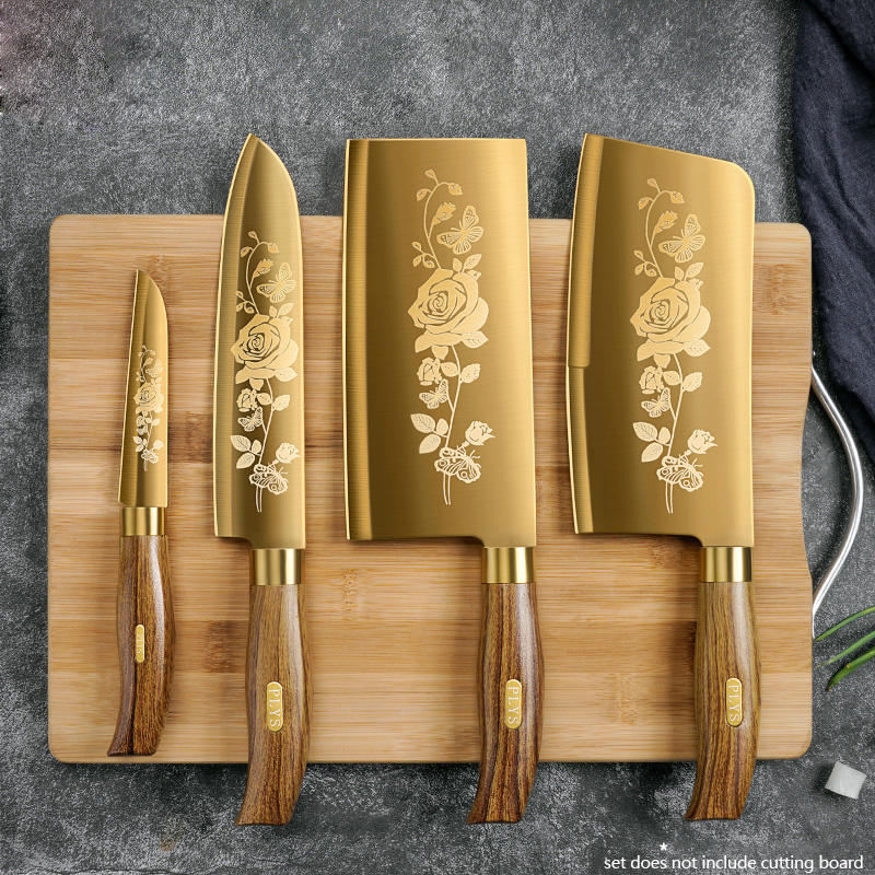 Kitchen Appliances Luxury - طقم سكاكين مطبخ فاخر من 4