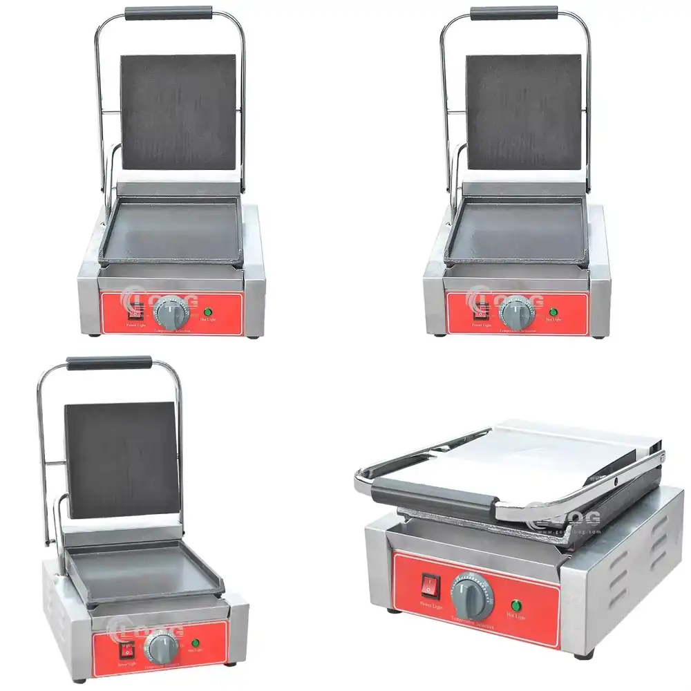 محمصة بانيني تجارية من الفولاذ - مراجعة Sandwich Press Grill وسعره