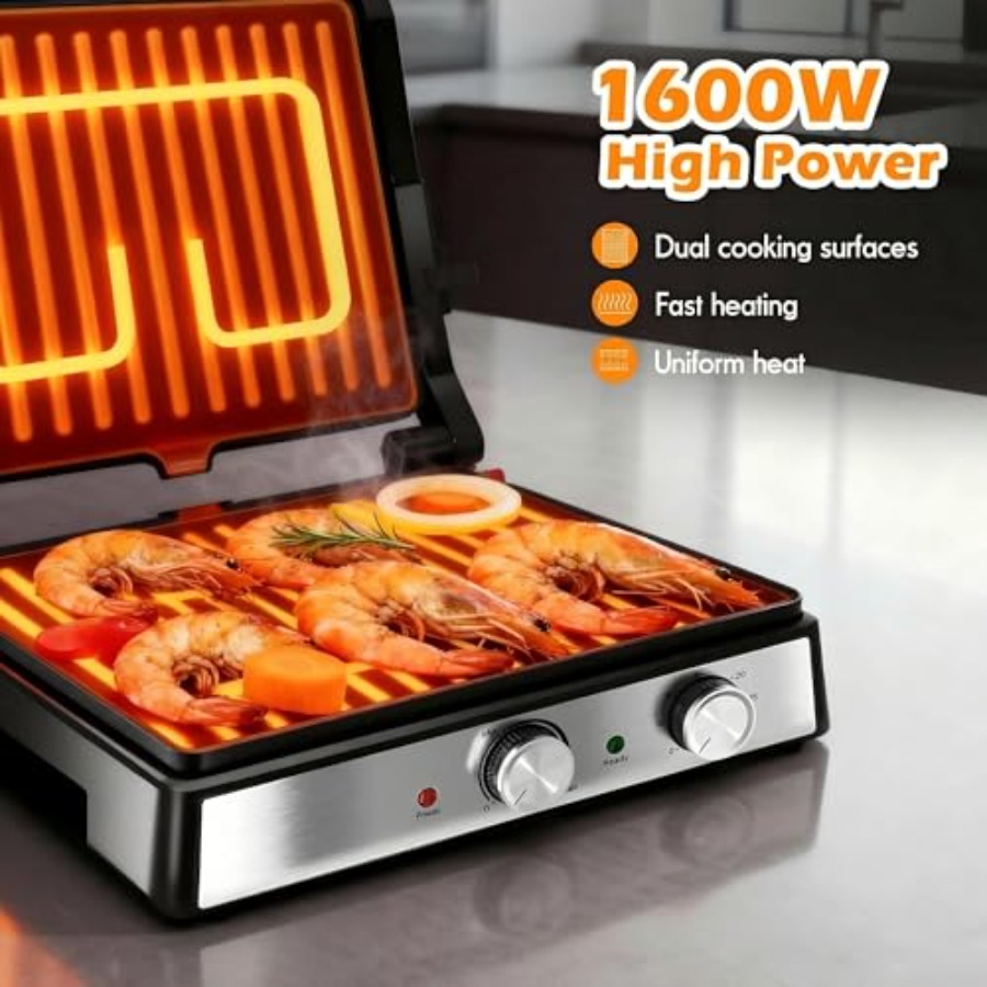 جهاز صنع الساندويتشات بانيني م - مراجعة Sandwich Press Grill وسعره