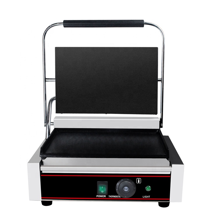 شواية تجارية CHZ-820B ذات سطح  - مراجعة Sandwich Press Grill وسعره