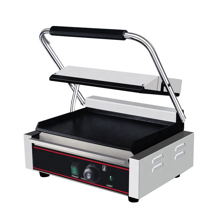 شواية تجارية CHZ-820B ذات سطح  - مراجعة Sandwich Press Grill وسعره