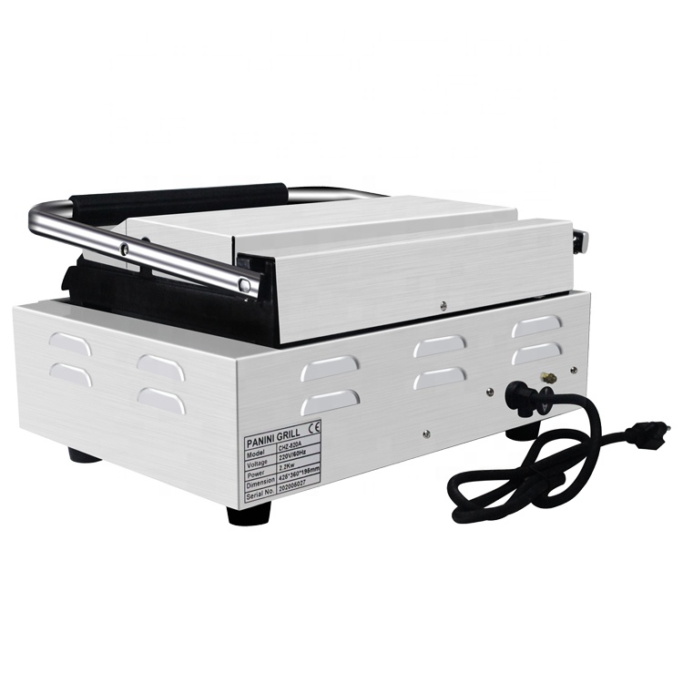 شواية تجارية CHZ-820B ذات سطح  - مراجعة Sandwich Press Grill وسعره