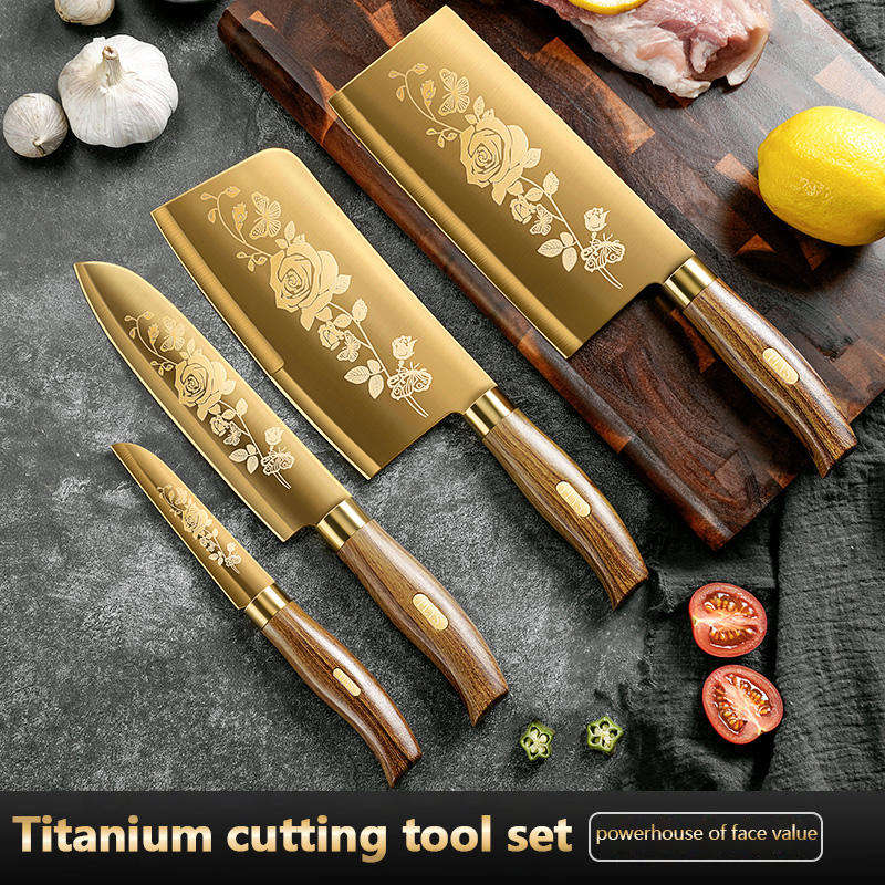 طقم سكاكين مطبخ فاخر من 4 قطع  - مراجعة Kitchen Appliances Luxury وسعره