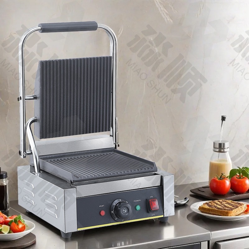 شواية كهربائية تجارية، لوحة مض - مراجعة Sandwich Press Grill وسعره